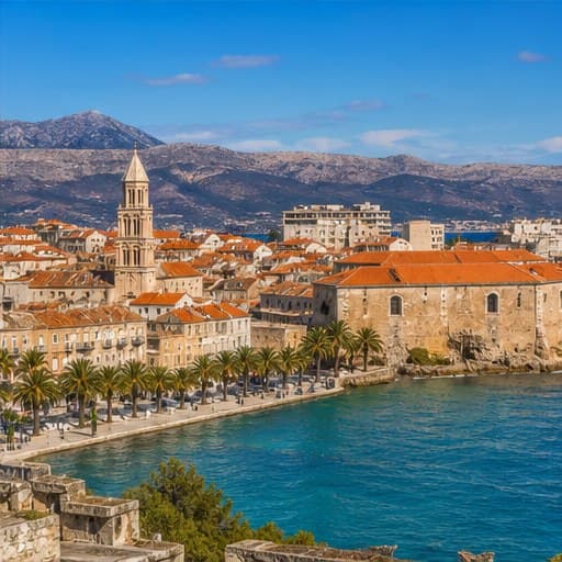View of Split, Croatia